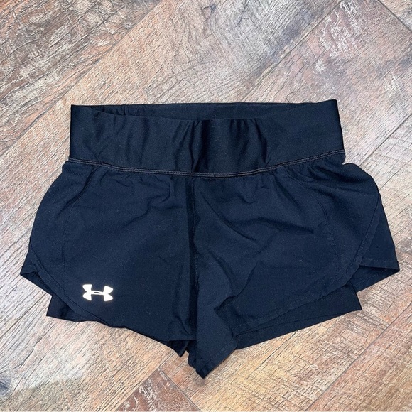 Under Armour Pants - Under Armour Fitted Heat Gear Shorts w/ Shorts Underneath